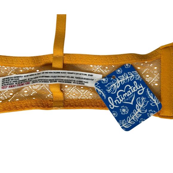 NWT Free People Intimately St. Tropez Underwire Balconette Bra Yellow 34A - Picture 6 of 8